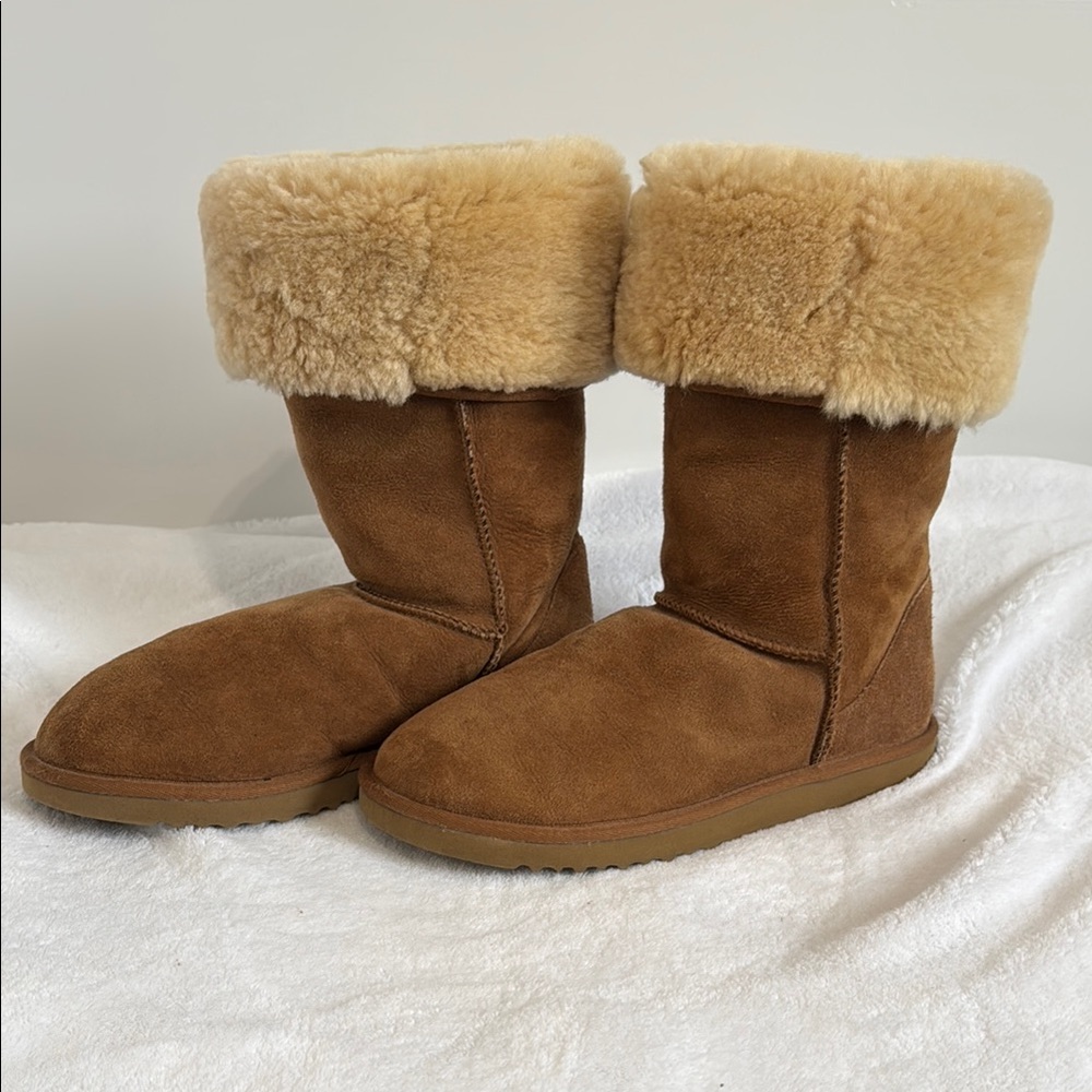 UGG Classic Tall Boots | Chestnut | Shearling Lined - Picture 12 of 16